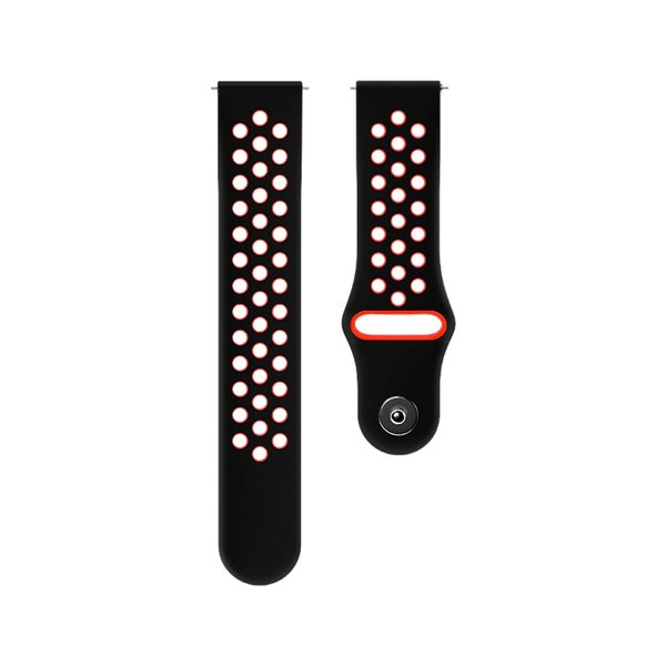 Buy Noise 22 MM Sports Edition Double Color Smart Watch Strap (Black & Red) on EMI