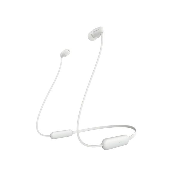 Buy Sony WI-C200 Bluetooth Headset  (White, In the Ear) on EMI