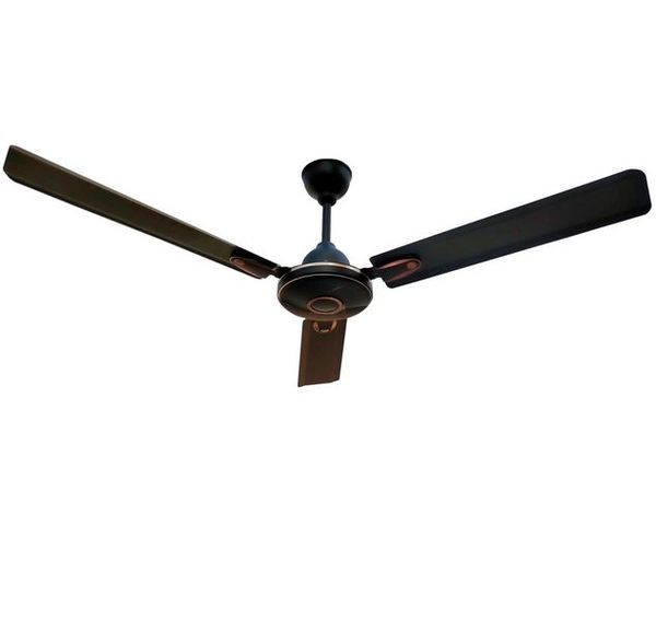 Buy ALQO 1200mm/48 inch Decorative High Speed  3 Blades Ceiling Fan (Smoked Brown) on EMI