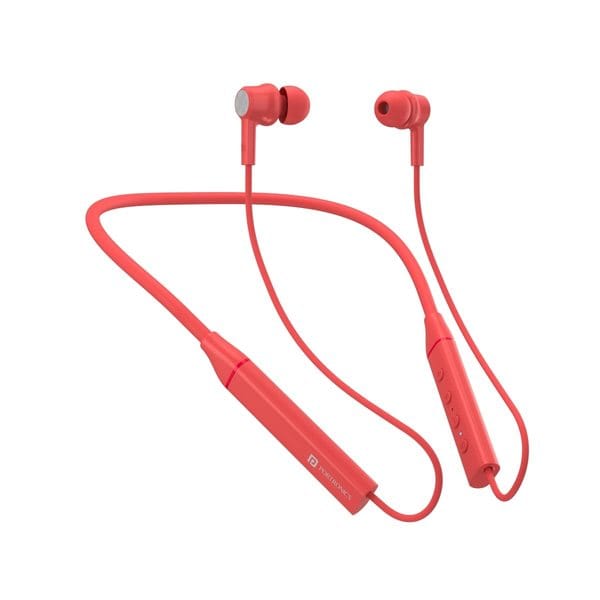 Buy Portronics Harmonics 400 Bluetooth Wireless Sports Headset with 12Hrs Playtime, Type-C Charging Port, Magnetic Latch, Voice Assistant(Red) on EMI