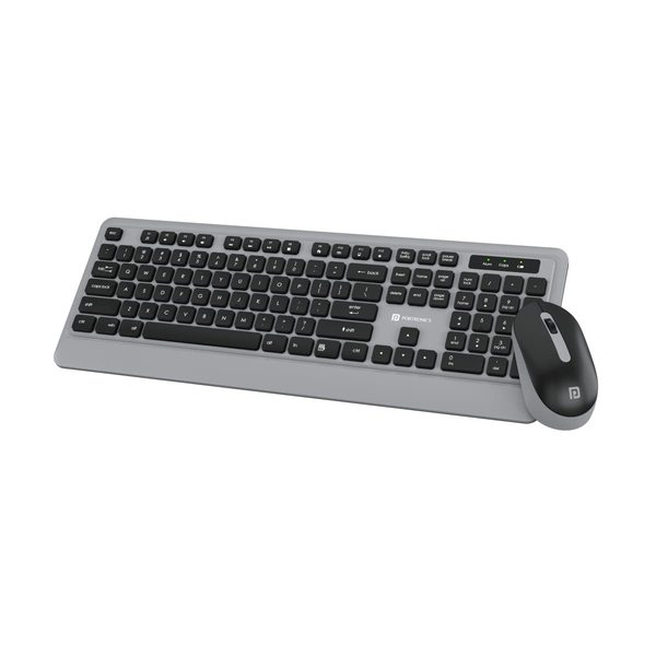 Buy Portronics Key5 Combo Multimedia Wireless Keyboard & Mouse Set/Combo, 2.4 GHz Wireless, Noiseless Keys(Grey) on EMI