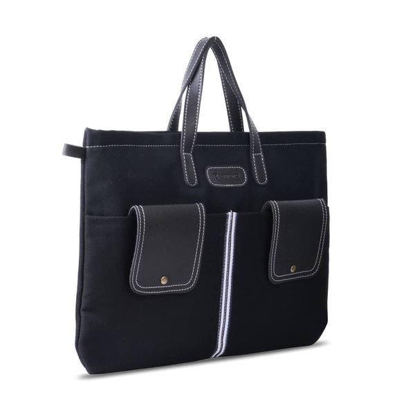 Buy Portronics EnCase 103 Office Laptop Bags Briefcase 39.62 cm (15.6 Inch) for Women and Men (Black) on EMI