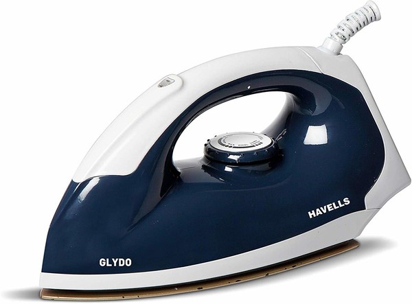 Buy HAVELLS Glydo 1000 W Dry Iron (Charcoal Blue) on EMI