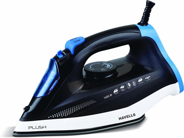 Buy HAVELLS Plush 1600 W 1600 W Steam Iron (Black) on EMI