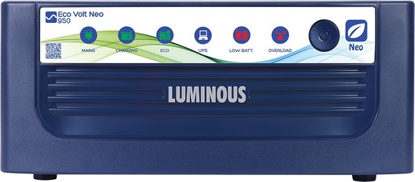 Buy Luminous EcoVoltNeo-950 Eco Volt Neo 950 Pure Sine Wave Inverter on EMI