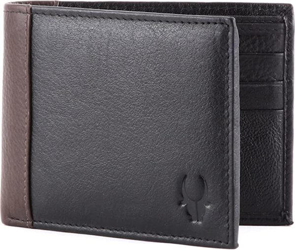 Buy Wildhorn Rfid Protected Leather Black Wallet For Men (Black) on EMI