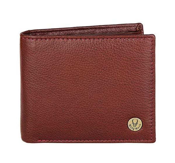 Buy Wildhorn Brown Leather Men's Wallet (Brown) on EMI