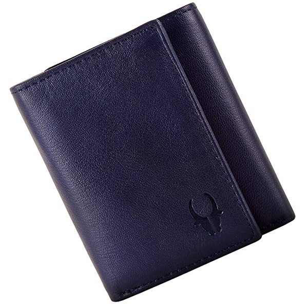 Buy Wildhorn Rfid Protected Leather Black Wallet For Men (Black) on EMI