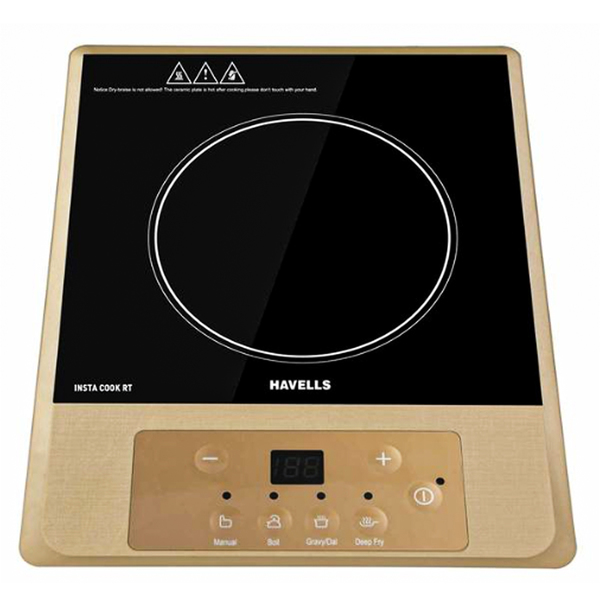 Buy Havells Induction Cooktop Insta Cook - RT 1400W, 4 Cooking Options, 1Yr Product Warranty & 3 Yr Coil Warranty on EMI