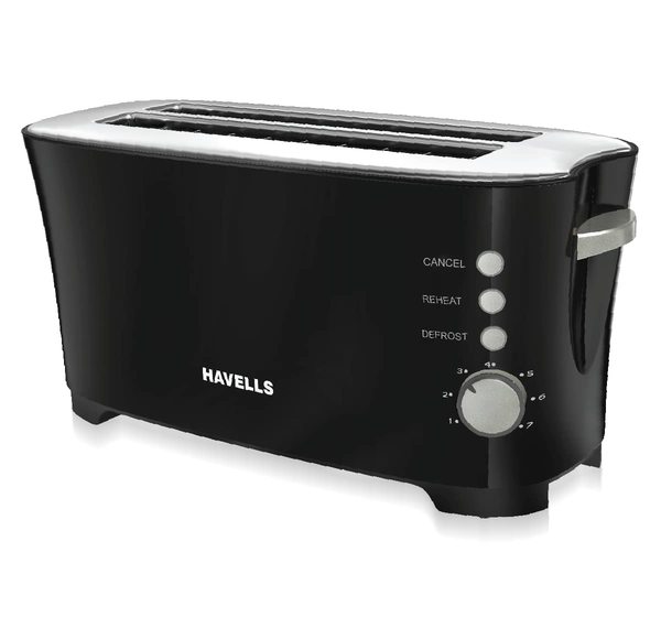 Buy Havells Feasto 4S Pop Toaster - 1350 Watts (Black_Free Size) on EMI