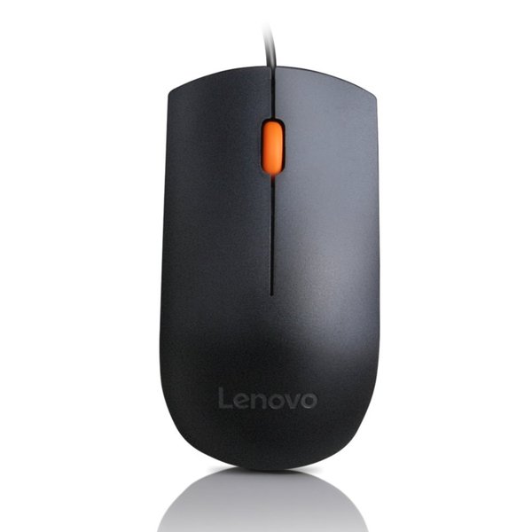 Buy Lenovo KB MICE_BO 300 USB Mouse Wired Optical Mouse(USB 2.0, Black) on EMI