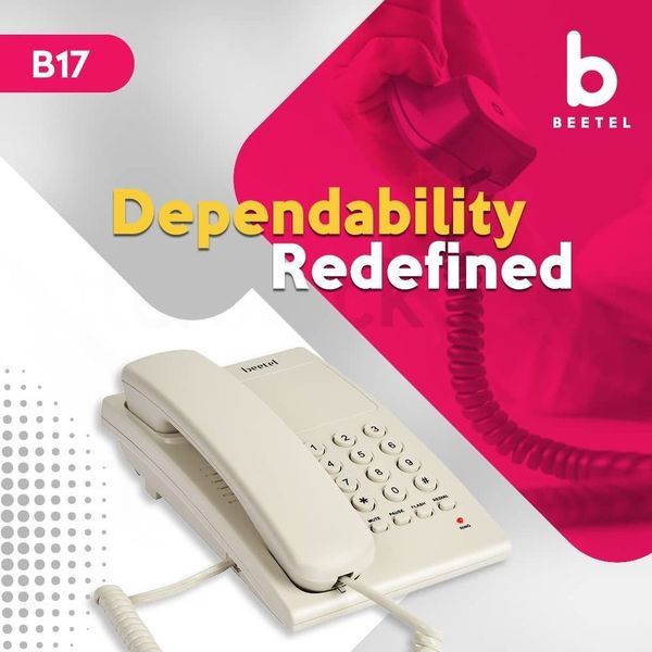 Buy Beetel B17 Corded Landline Phone, Ringer Volume Control, LED for Ring Indication, Wall/Desk Mountable,Elegant Design,Clear Call Quality,Mute/Pause/Flash/Redial Function (Made In India)(Warm Grey)(B17) on EMI