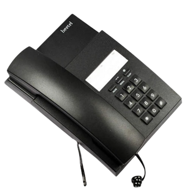 Buy Beetel B80 Corded Landline Phone(Without Display), Ringer Volume Control, Wall/Desk Mountable, Classic Design, Clear Call Quality, Mute/Pause/Flash/Redial Function (Made In India)(Black)(B80) on EMI