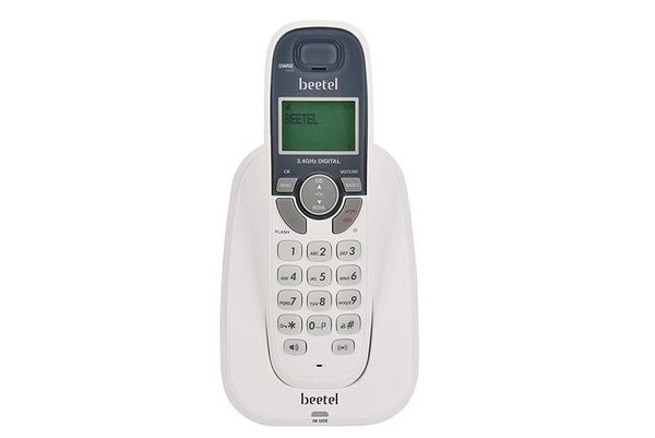 Buy Beetel X70 Cordless Phone, 2.4GHz Frequency, 2 Way Speaker Phone, Ringer Volume, LED Notification for Ringer and charging (X70)(White) on EMI