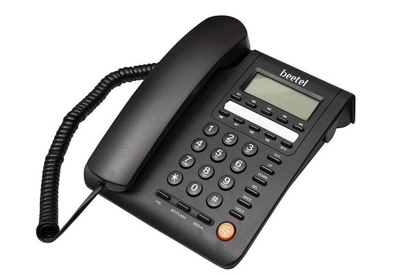 Buy Beetel M59 Caller ID Corded Landline Phone with 16 Digit LCD Display & Adjustable contrast,10 One Touch Memory Buttons,2Ways Speaker Phone,Music On Hold,Solid Build Quality,Classic Design (Black)(M59) on EMI