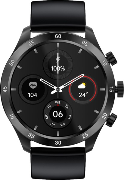 Buy Hammer Active Bluetooth Calling Smart Watch with IP67 Rating & HD Round Display with SpO2 Monitoring, breathing mode, Full Touch Screen & Multiple Watch Faces with Camera & Music Control (Black) on EMI