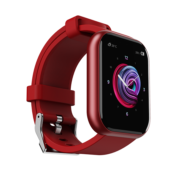 Buy boAt Watch Blaze (Red ) - Fast Charging Smart Watch with 1.75 inches HD Curved Display, Upto 10 Days of Battery Life on EMI