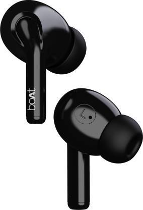 Buy Boat Airdopes 161 Wireless Earbuds with Massive Playback of upto 40 Hours, IPX5 Water & Sweat Resistance, IWP Technology, Type C Interface (Pebble Black) on EMI