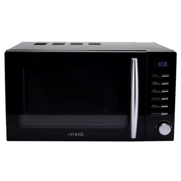 Buy Croma Convection 20 Litre Microwave ( Cram0193 Menu 200, Black) (Black) - A Tata Product on EMI