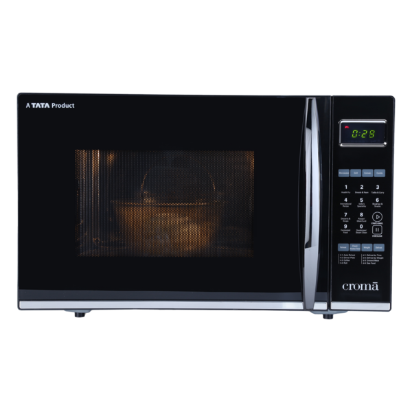 Buy Croma 30 L Convection Microwave Oven With Led Display (Black) 2 Years Warranty - A Tata Product on EMI