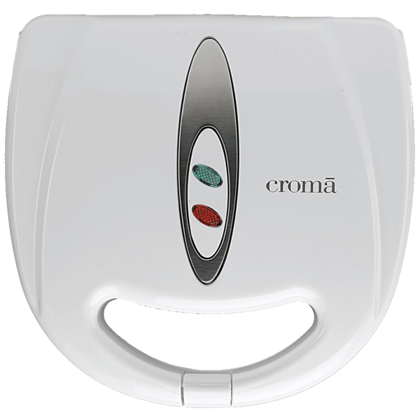 Buy Croma 800 W 4 Slice Sandwich Maker With Automatic Operation (White) 2 Years Warranty - A Tata Product on EMI