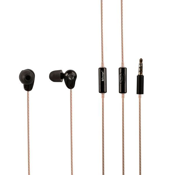 Buy Hitage HB-291 Transparent And Tangle Free Round i like One Key Answer Wired Headset (Black, In the Ear) on EMI