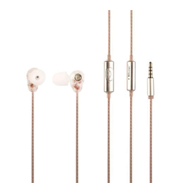 Buy Hitage HB-291 Transparent And Tangle Free Round i like One Key Answer Wired Headset (White, In the Ear) on EMI