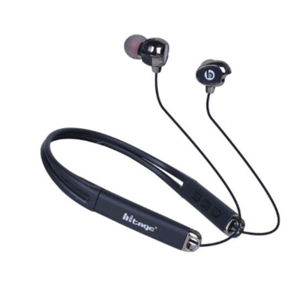 Buy Hitage NBT-3591+ 80 Hours Music Playtime 100 Hours Talktime Ultra BAattery BOSS Magnetic Sports Partner Premium Neckband Bluetooth Headset Headphones/Earphones(Black, In the Ear) on EMI