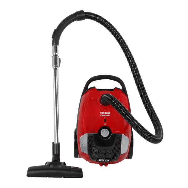 Buy Croma 1600 Watts Dry Vacuum Cleaner (3.5 Litres Tank, Red) With 2 Years Warranty (Red) - A Tata Product on EMI