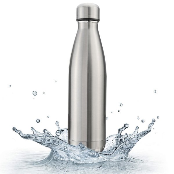 Buy Zello 500 ML Stainless Steel Hot and Cold Insulated Bottle 24 Hours, Silver on EMI