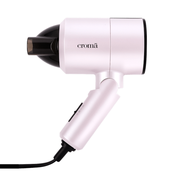 Buy Croma Hair Dryer With 3 Heat Settings & Cool Shot (Overheat Protection, Pink) 2 Years Warranty (Pink) - A Tata Product on EMI