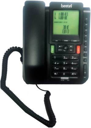 Buy Beetel M71 Corded Landline Phone(Black) on EMI