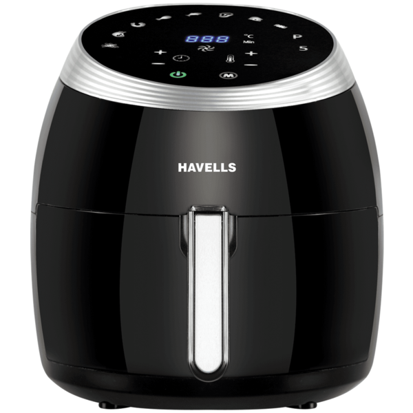 Buy Havells Prolife Grande 6.5 Litres Electric Air Fryer (Aero Crisp Technology, GHCAFDJK170, Black) on EMI