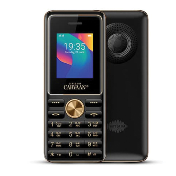 Buy Saregama Carvaan M11 Keypad Mobile Phone Classic Black With 1500 pre-Loaded Songs on EMI