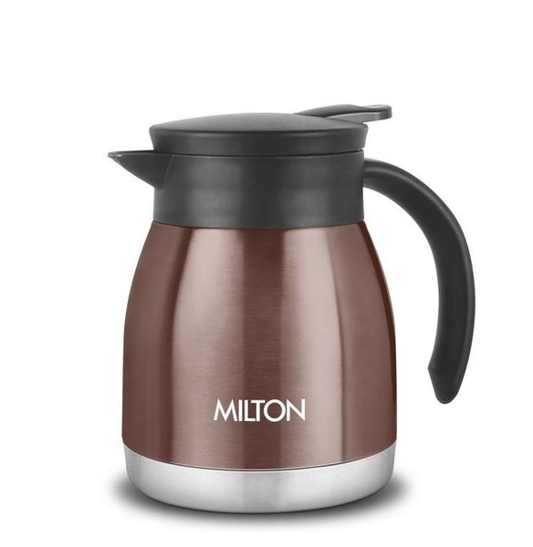 Buy Milton Bistro 600 Thermosteel 24 Hours Hot and Cold Carafe, 490 ml, Brown on EMI