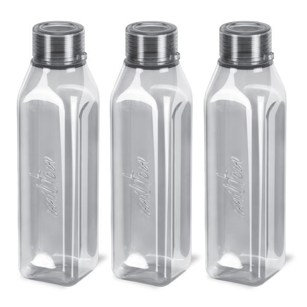 Buy Milton Prime 1000 Pet Water Bottle, Set of 3, 1 Litre Each, Grey | BPA Free | 100% Leak Proof | Office Bottle | Gym Bottle | Home | Kitchen | Travel Bottle | Hiking | Treking Bottle on EMI