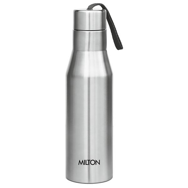 Buy Milton Super 1000 Stainless Steel Water Bottle, 1000 ml, Silver | Leak Proof | Office Bottle | Gym Bottle | Home | Kitchen | Hiking | Treking Bottle | Travel Bottle on EMI