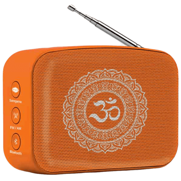 Buy Saregama Carvaan Mini 5W Portable Bluetooth Speaker (4 Hours Playtime, Stereo Channel, Orange) on EMI
