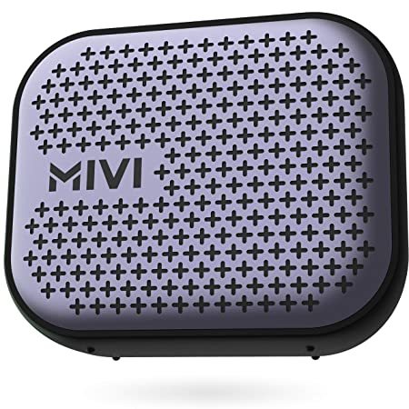 Buy Mivi Roam 2 Bluetooth 5W Portable Speaker,24 Hours Playtime,Powerful Bass, Wireless Stereo Speaker with Studio Quality Sound,Waterproof, Bluetooth 5.0 and in-Built Mic with Voice Assistance-Black on EMI