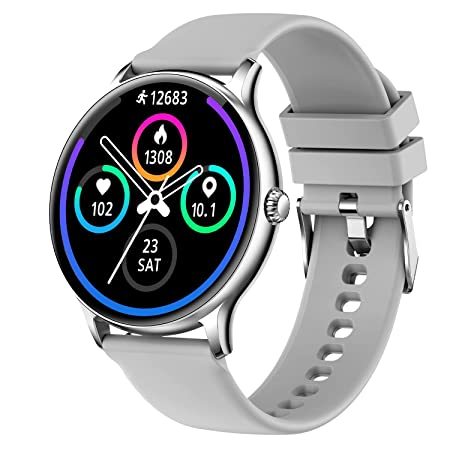 Buy Fire Boltt Phoenix Silver Grey Smart Watch With Bluetooth Calling 1.3",120+ Sports Modes, 240*240 Px High Res Sp O2, Heart Rate Monitoring & Ip67 Rating (Silver Grey) on EMI