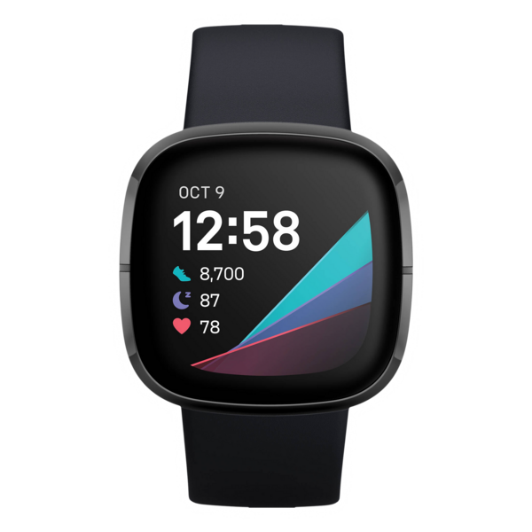 Buy fitbit Sense Smartwatch with Bluetooth Calling (40mm AMOLED Display, 50 Meter Water Resistant, Carbon Strap) on EMI