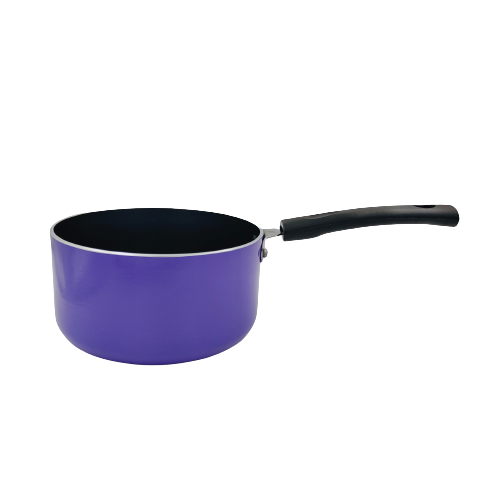 Buy Navrang Nonstick Sauce pan 180 With Induction Friendly,Purple Color on EMI