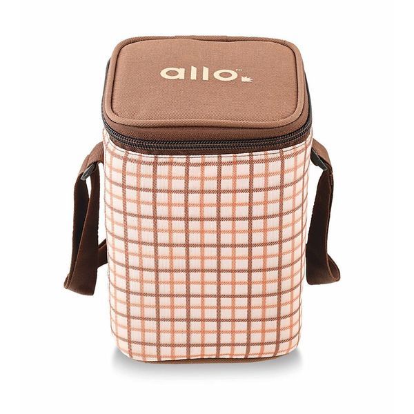 Buy Allo Cocoa Brown Insulated Lunch Bag for Men & Women, Water and Dust Resistant, Tiffin Bag for Office School and College with Adjustable strap on EMI