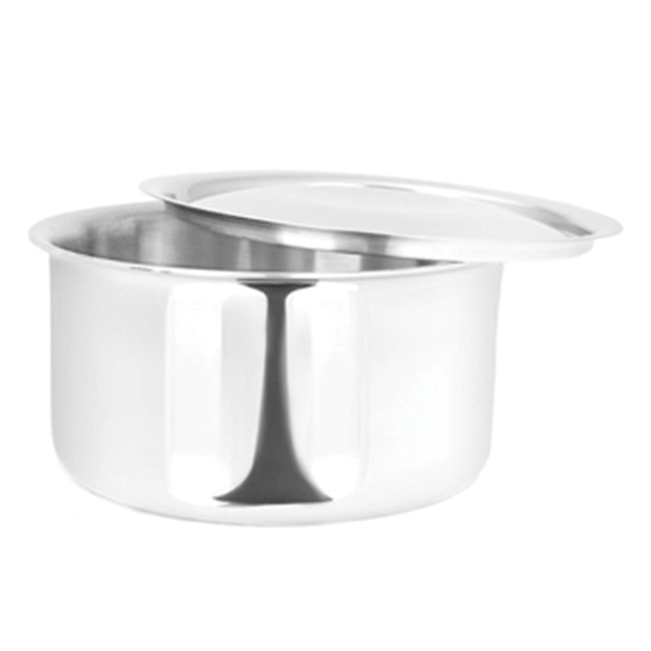 Buy Allo CookSafe 1.7 Litre TriPly Stainless Steel Tope | With Stainless Steel Lid | Induction Friendly | Naturally Non Stick , 16Cm on EMI