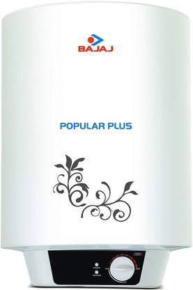 Buy BAJAJ 15 L Storage Water Geyser (Popular Plus With Glass Lined Technology, White) on EMI