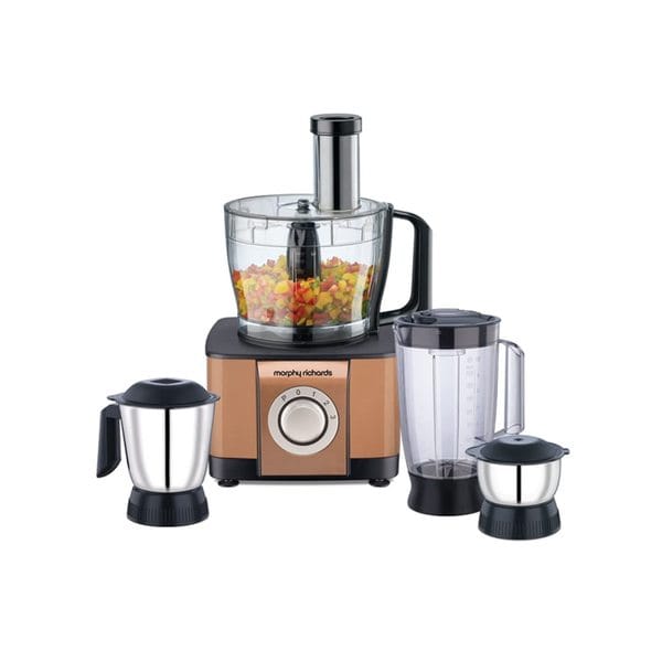 Buy Morphy Richards Icon Superb 1000-Watt Food Processor (Glazing Copper) on EMI