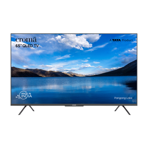 Buy Croma (65 Inch) Qled 4 K Ultra Hd Google Tv With Dolby Atmos (2) - A Tata Product on EMI