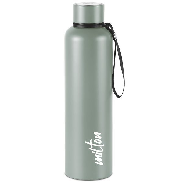 Buy Milton Aura 1000 Thermosteel Bottle, 1.05 Litre, Grey | 24 Hours Hot and Cold | Easy to Carry | Rust & Leak Proof | Tea | Coffee | Office| Gym | Home | Kitchen | Hiking | Trekking | Travel Bottle on EMI