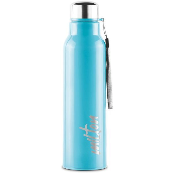 Buy Milton Steel Fit 900 Insulated Inner Stainless Steel Water Bottle, 1 Piece, 630 ml, Light Blue | Easy Grip | Leak Proof | Hot or Cold | School | Office | Gym | Hiking | Treking | Travel Bottle on EMI