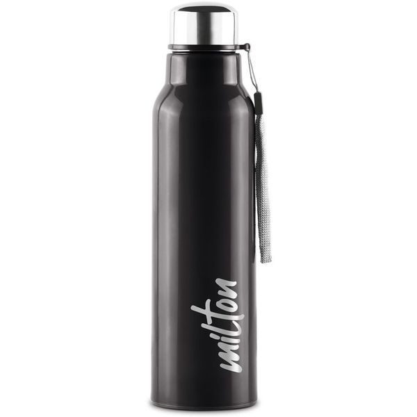 Buy Milton Steel Fit 900 Insulated Inner Stainless Steel Water Bottle, 1 Piece, 630 ml, Black | Easy Grip | Leak Proof | Hot or Cold | School | Office | Gym | Hiking | Treking | Travel Bottle on EMI